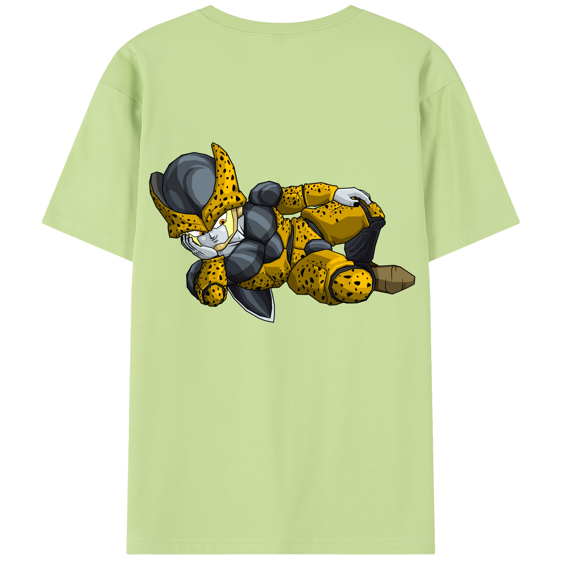 （画像用） ドラゴンボール セル DRAGON BALL Cell 綿100％半袖Tシャツ（背面プリント）